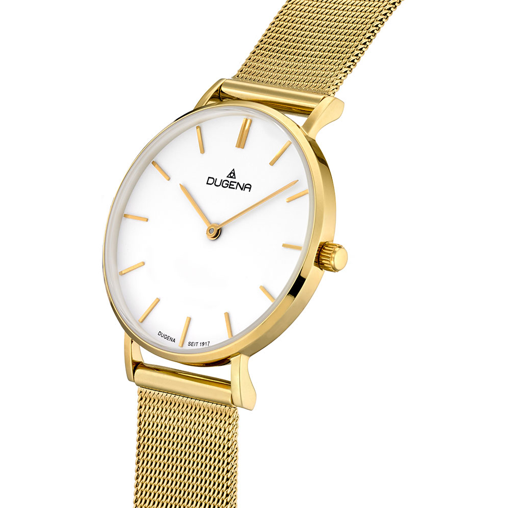 Linée Weiß Gold Milanaiseband