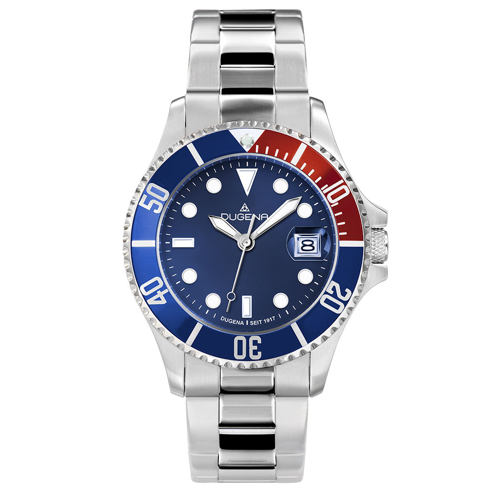 Diver Blau Silber