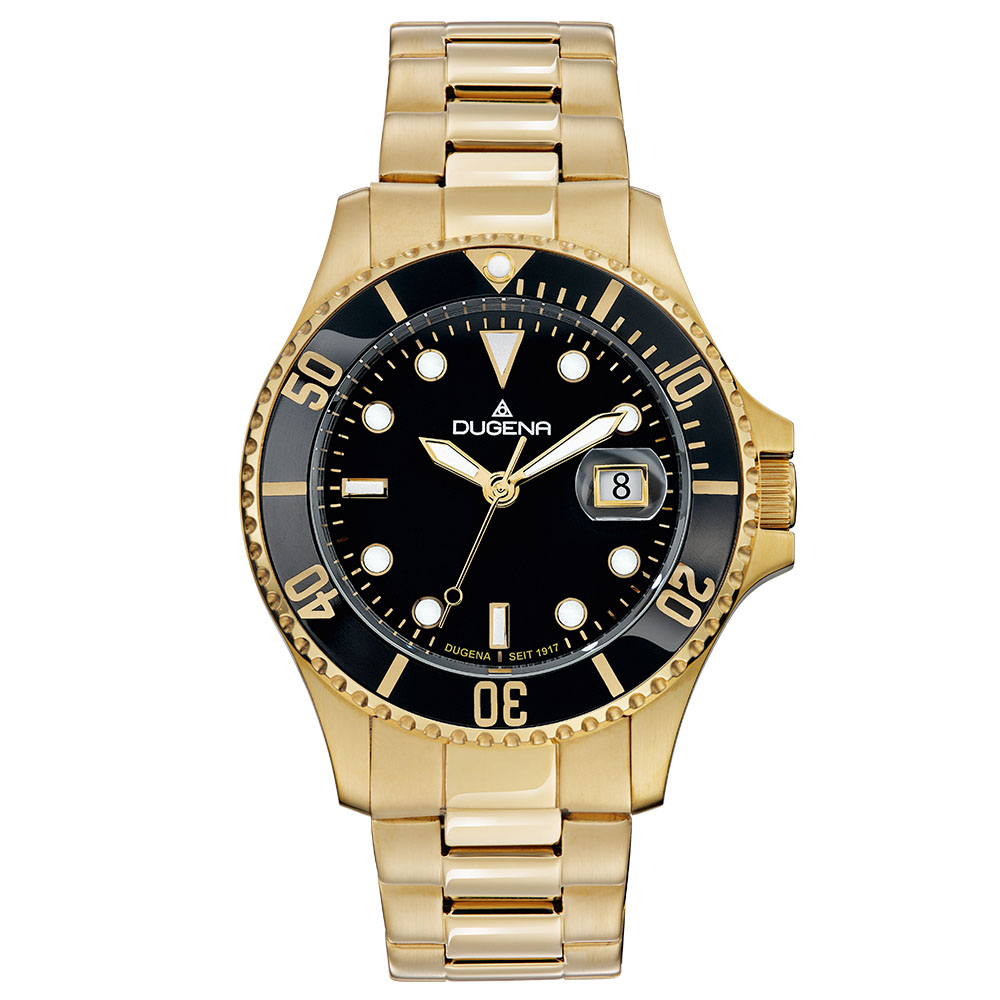 Diver Schwarz Gold