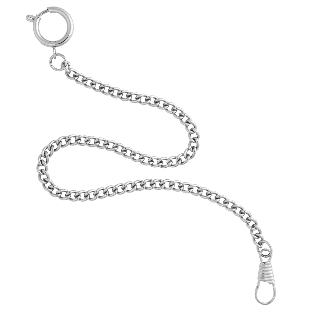 Edelstahlkette Taschenuhr