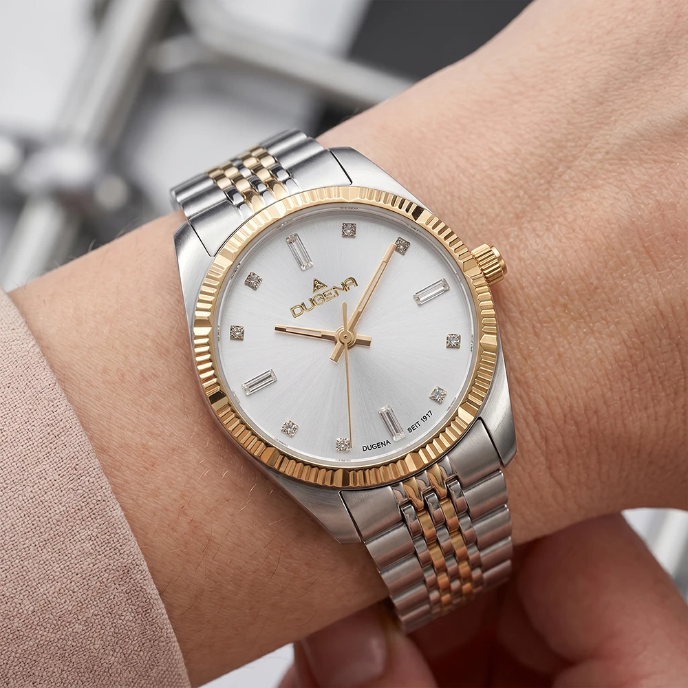 Paris Stone Edelstahlband bicolor
