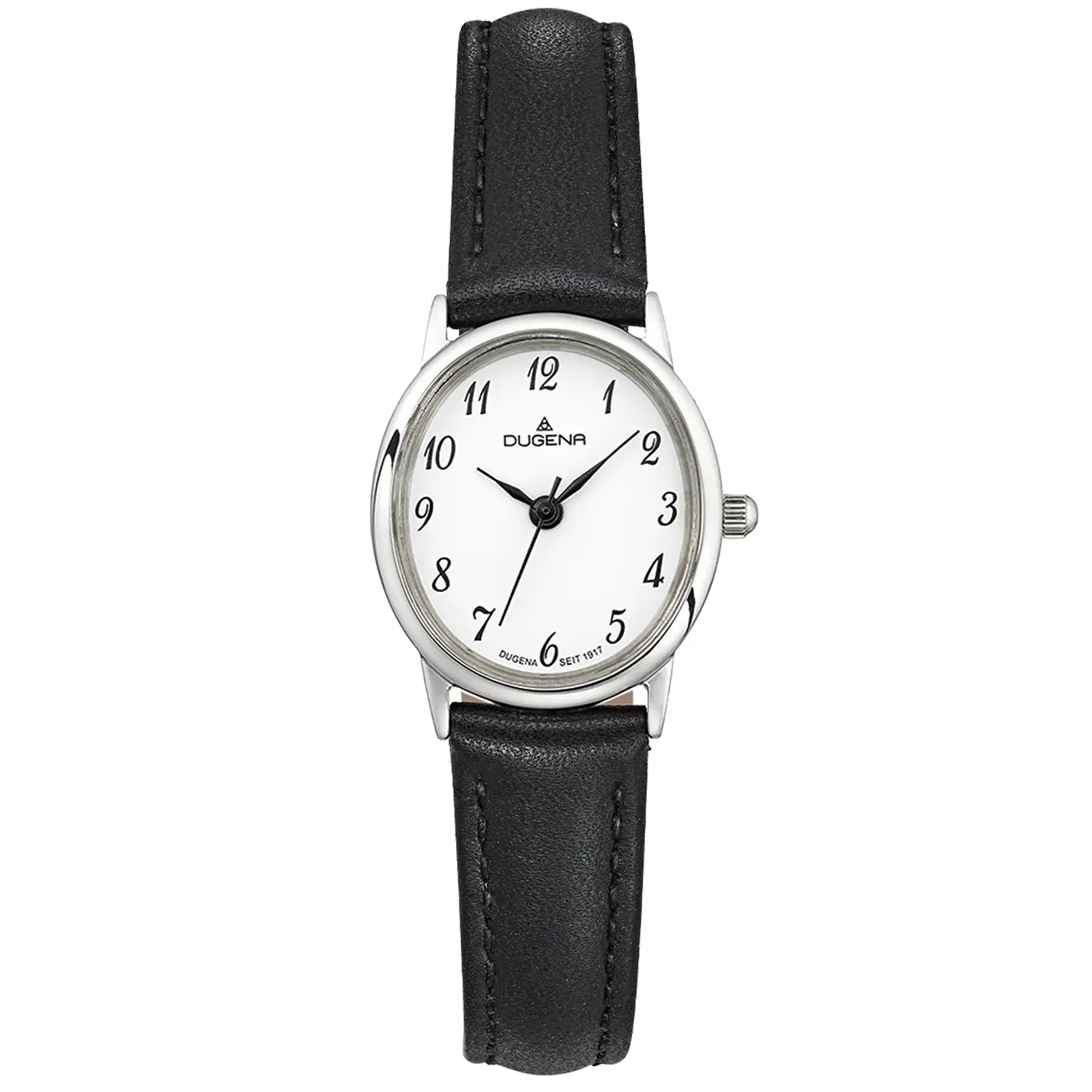 Vintage Weiß Silber Lederband Schwarz