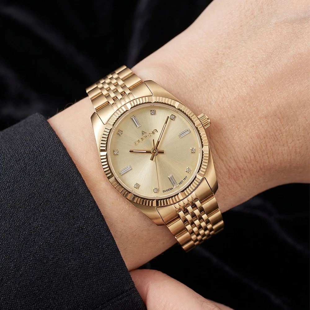 Paris Stone Edelstahlband gold