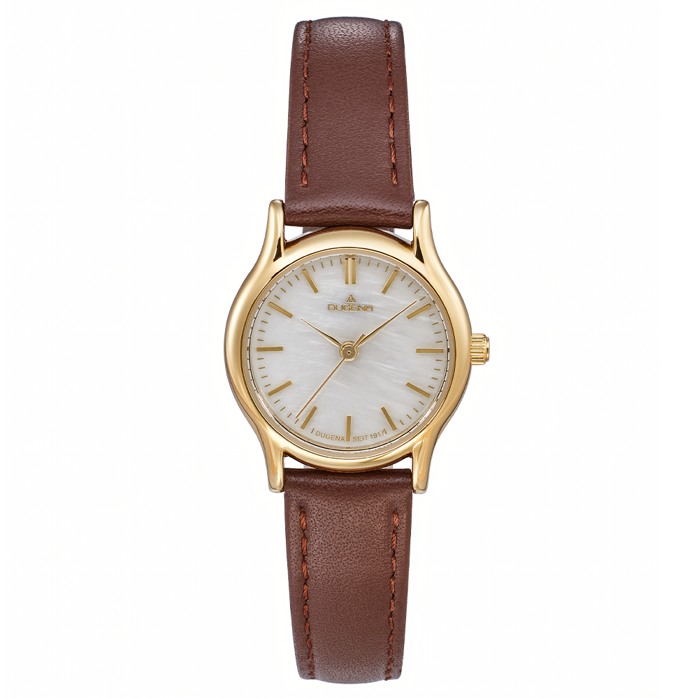 Vintage Perlmutt Gold Braun