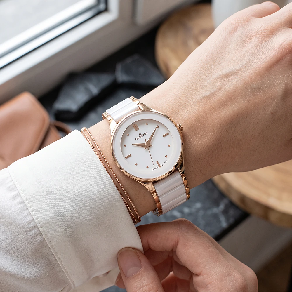 Amica Ceramica Weiß Roségold Keramik