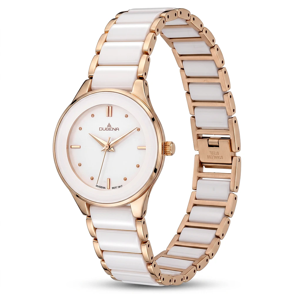 Amica Ceramica Weiß Roségold Keramik