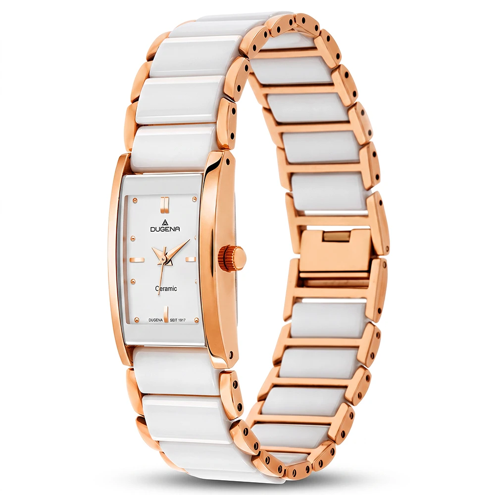 Quadra Ceramica Weiß Roségold Keramik