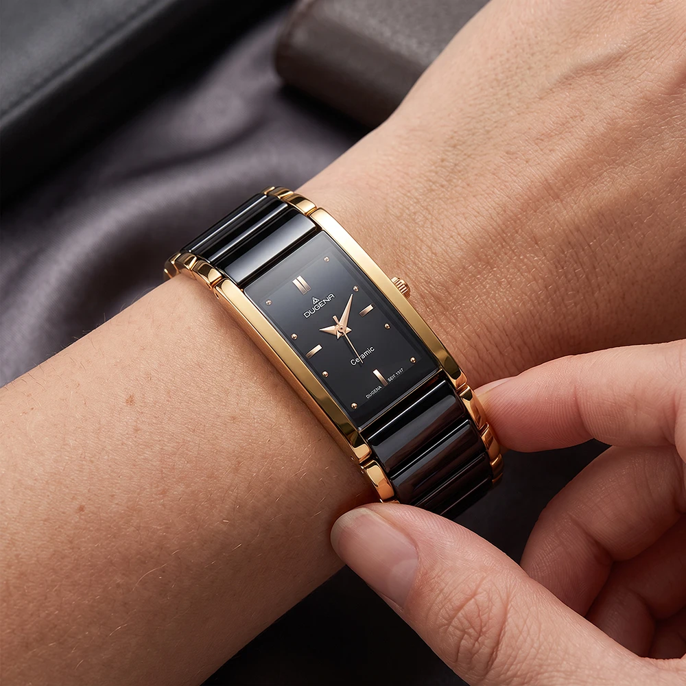Quadra Ceramica Schwarz Gold Keramik