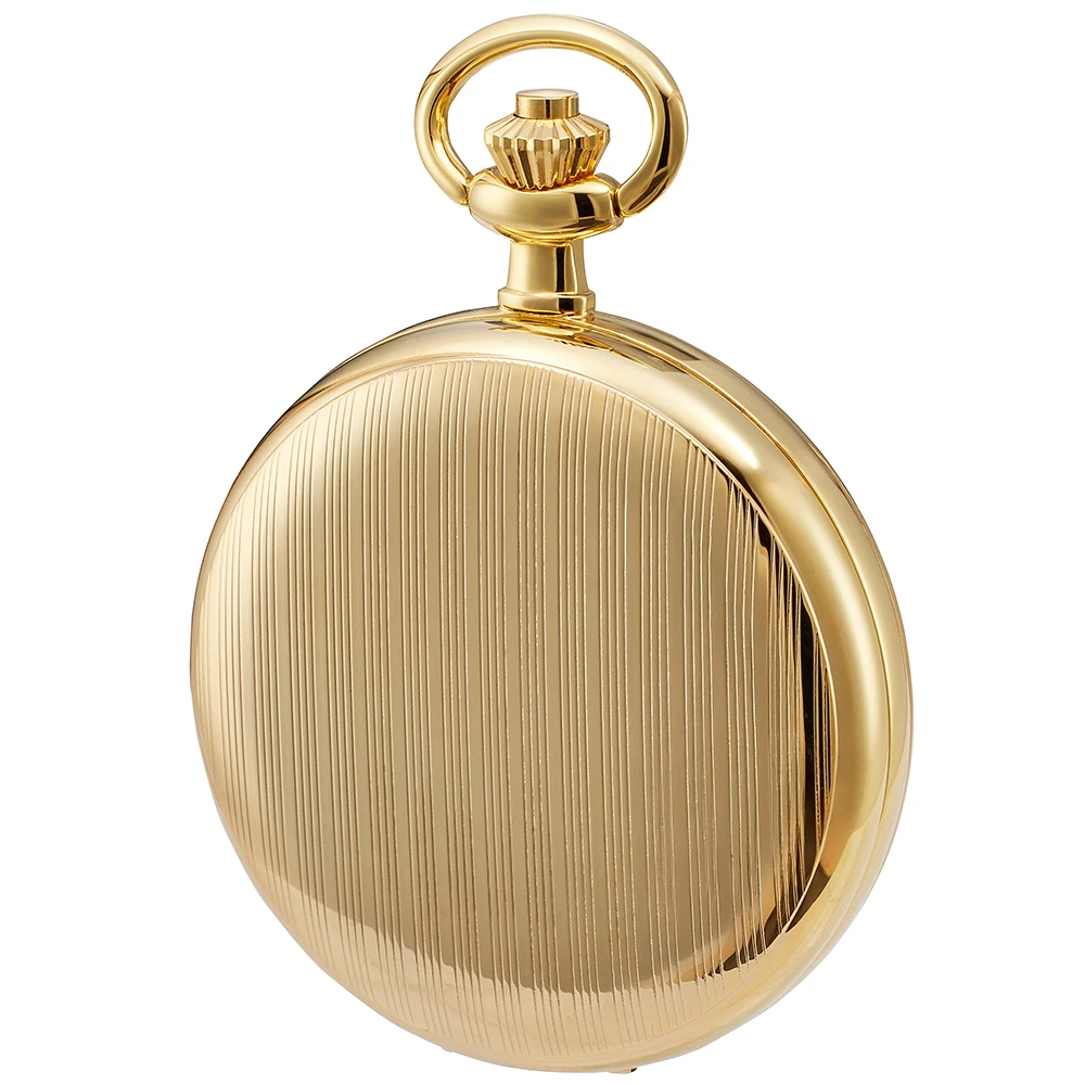 Savonette Taschenuhr Gold Weiß