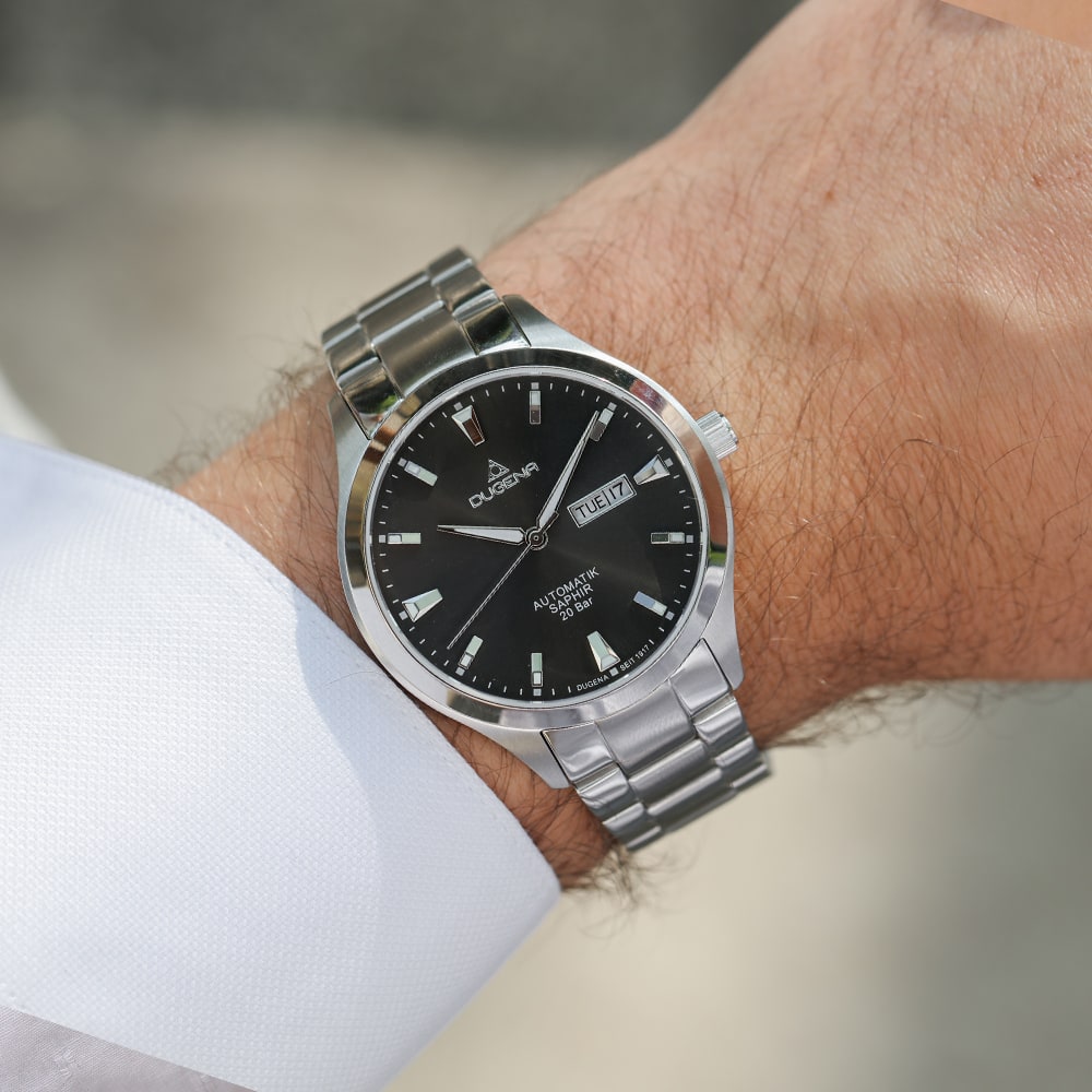 Automatik Dugena Tresor Master Grün Armbanduhr Dugena Tresor