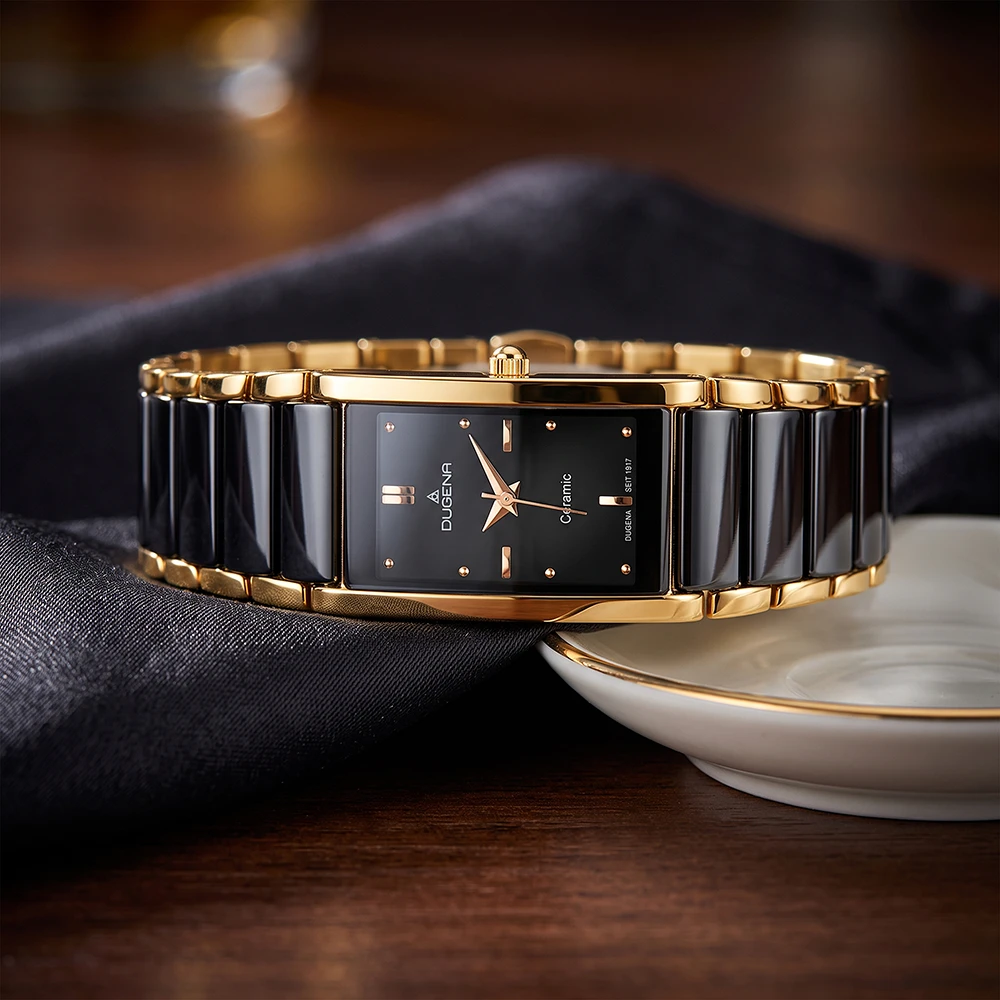 Quadra Ceramica Schwarz Gold Keramik
