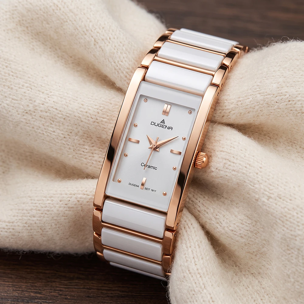 Quadra Ceramica Weiß Roségold Keramik