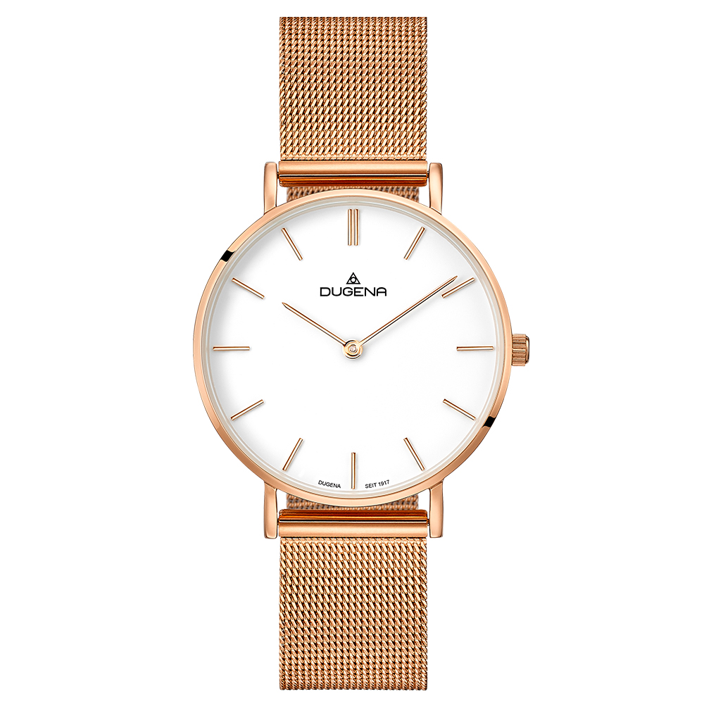 Linée Weiß Roségold Milanaiseband