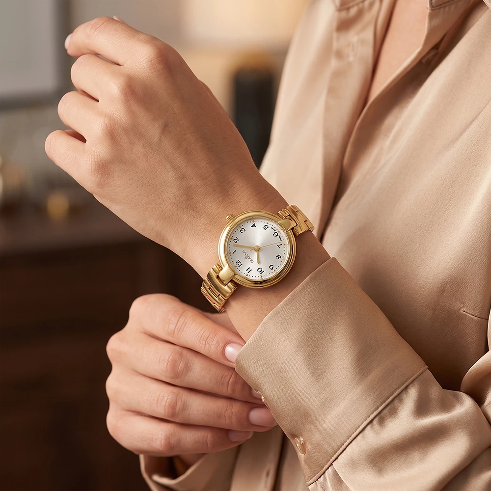 Schmuckband Uhr Silber Gold