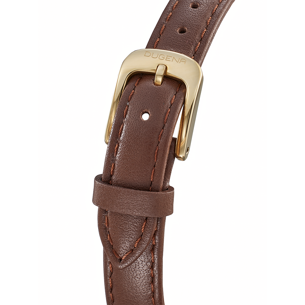 Vintage Perlmutt Gold Braun