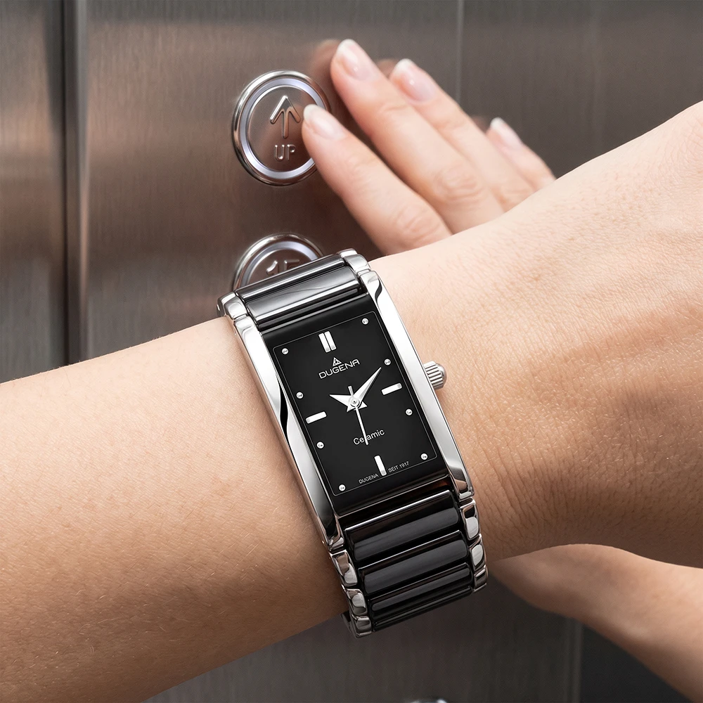 Quadra Ceramica Schwarz Silber Keramik