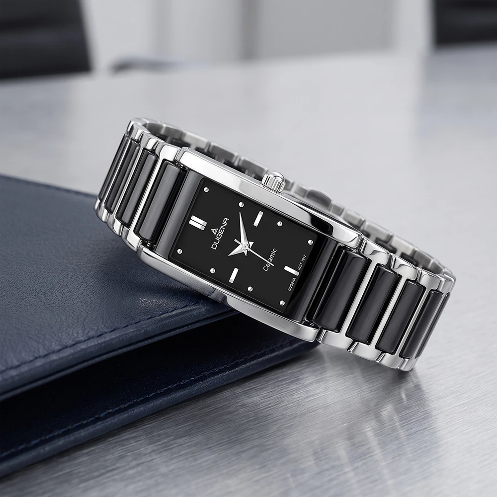 Quadra Ceramica Schwarz Silber Keramik