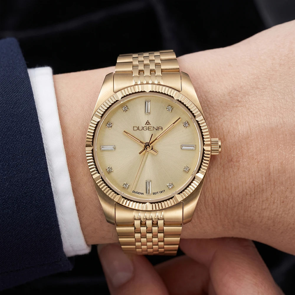 Paris Stone Edelstahlband gold