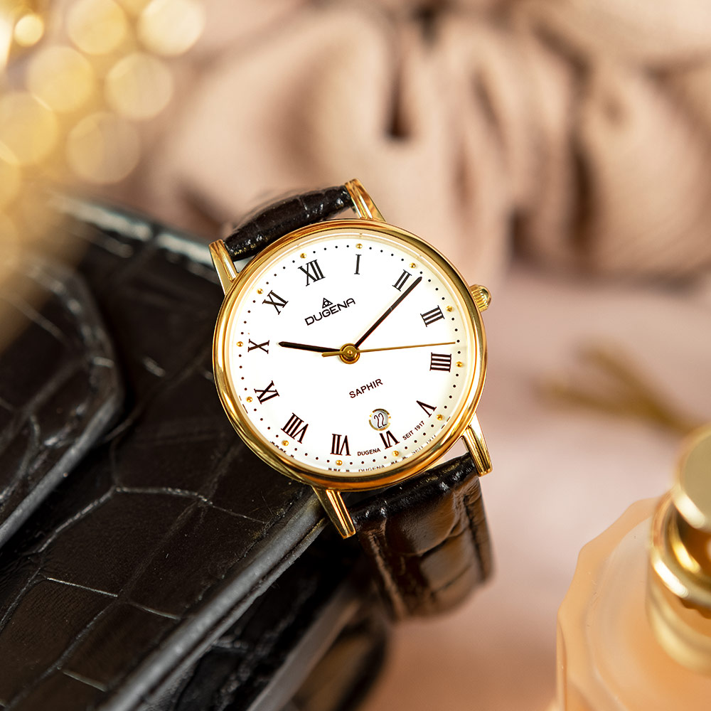 Dugena Diamant Uhr Damen Armbanduhr Damenuhr Dugena Dugena Uhr