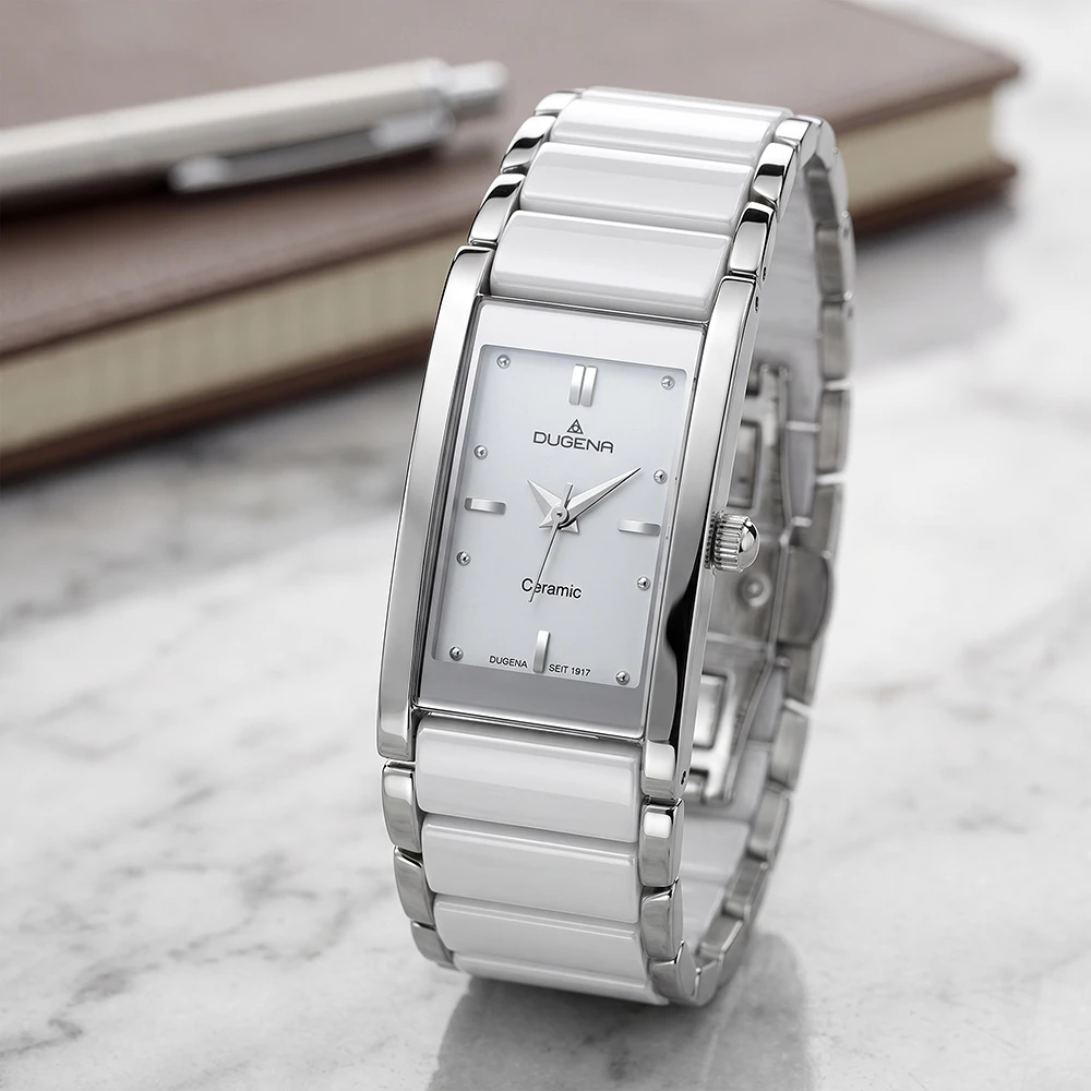 Quadra Ceramica Weiß Silber Keramik