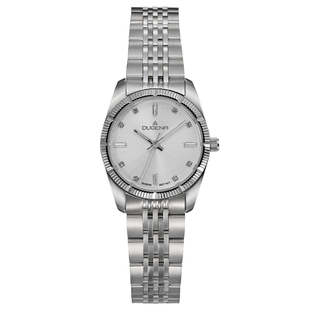 Paris Stone Edelstahlband silber