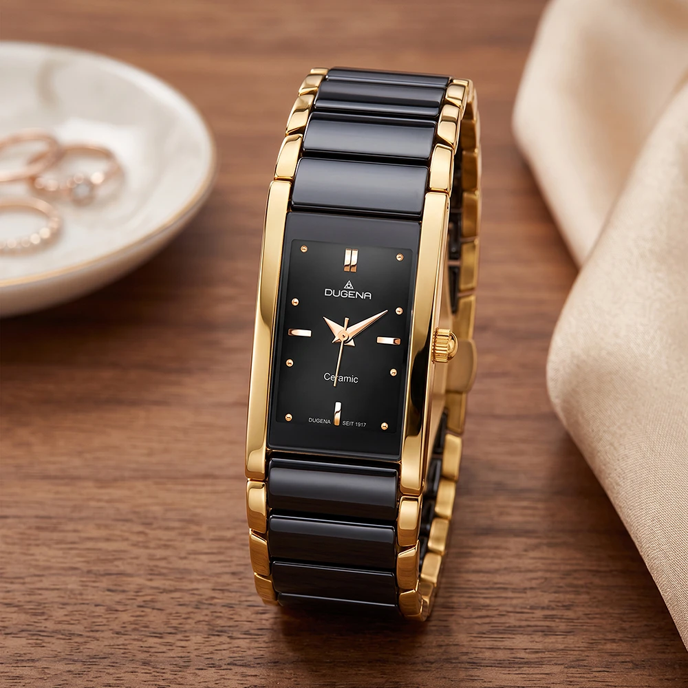 Quadra Ceramica Schwarz Gold Keramik