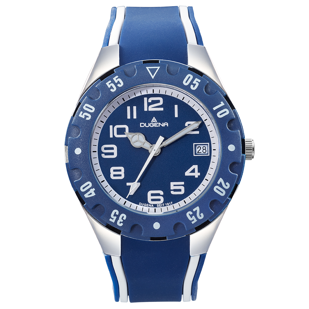 Diver Junior Blau Silber Kunststoff Blau Weiß