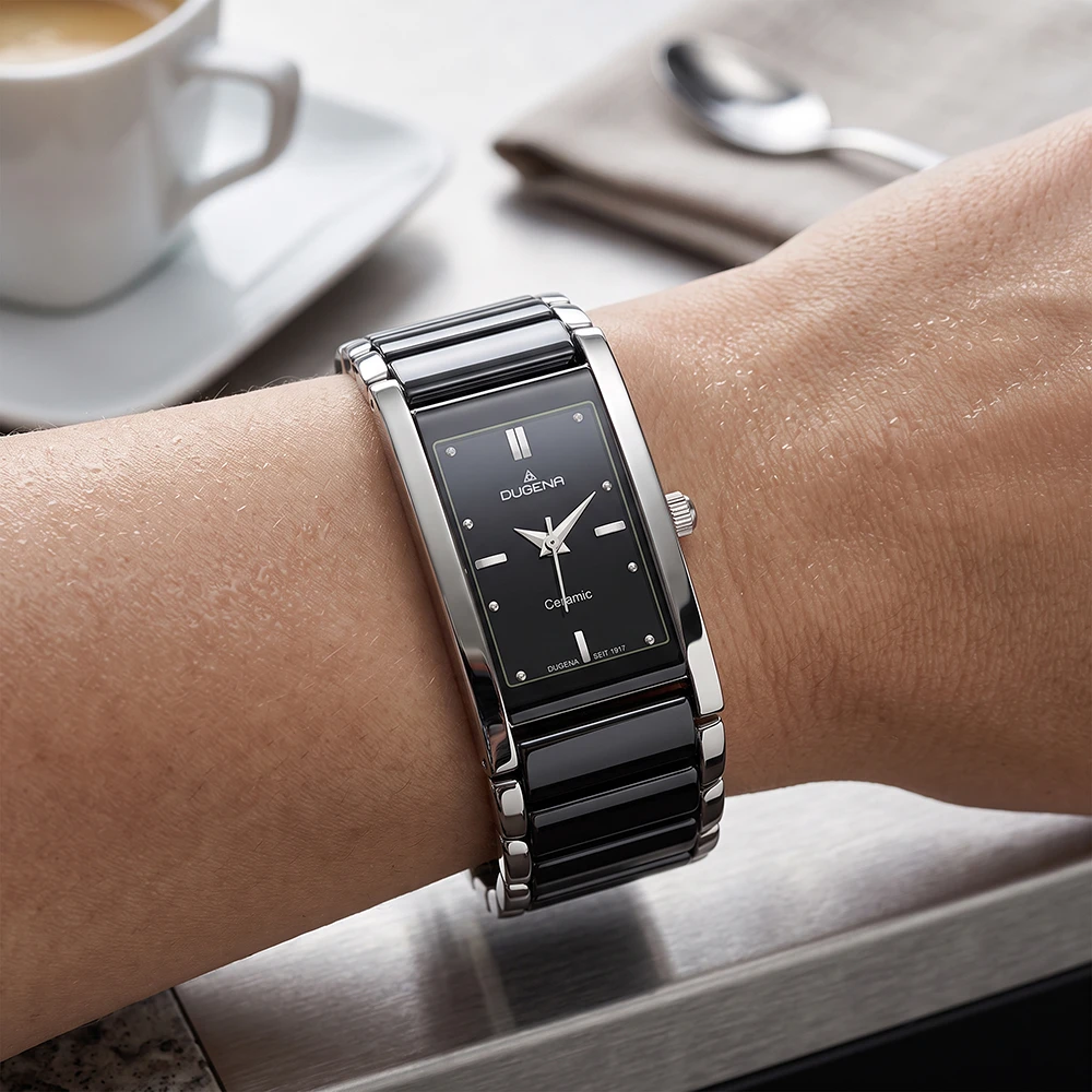 Quadra Ceramica Schwarz Silber Keramik