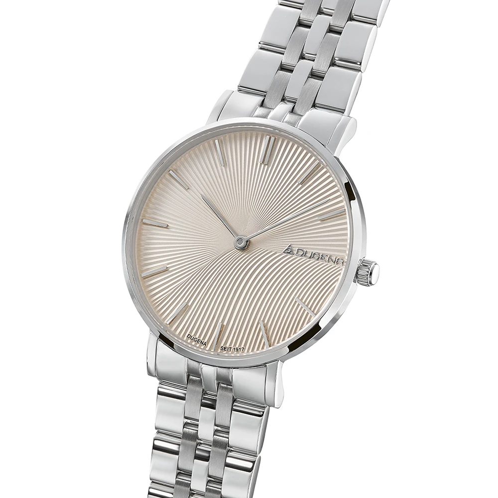 Linée Champagnerfarben Silber Gliederarmband