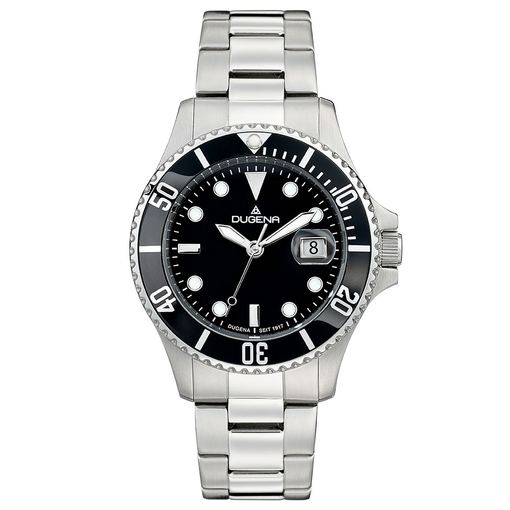 Diver Schwarz Silber