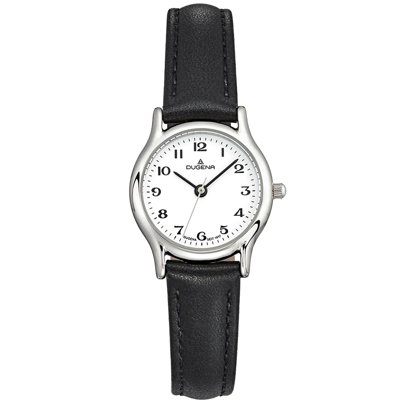 Vintage Weiß Silber Lederband Schwarz