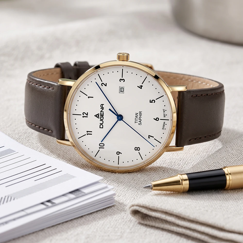 Stuttgart Lederband Grau